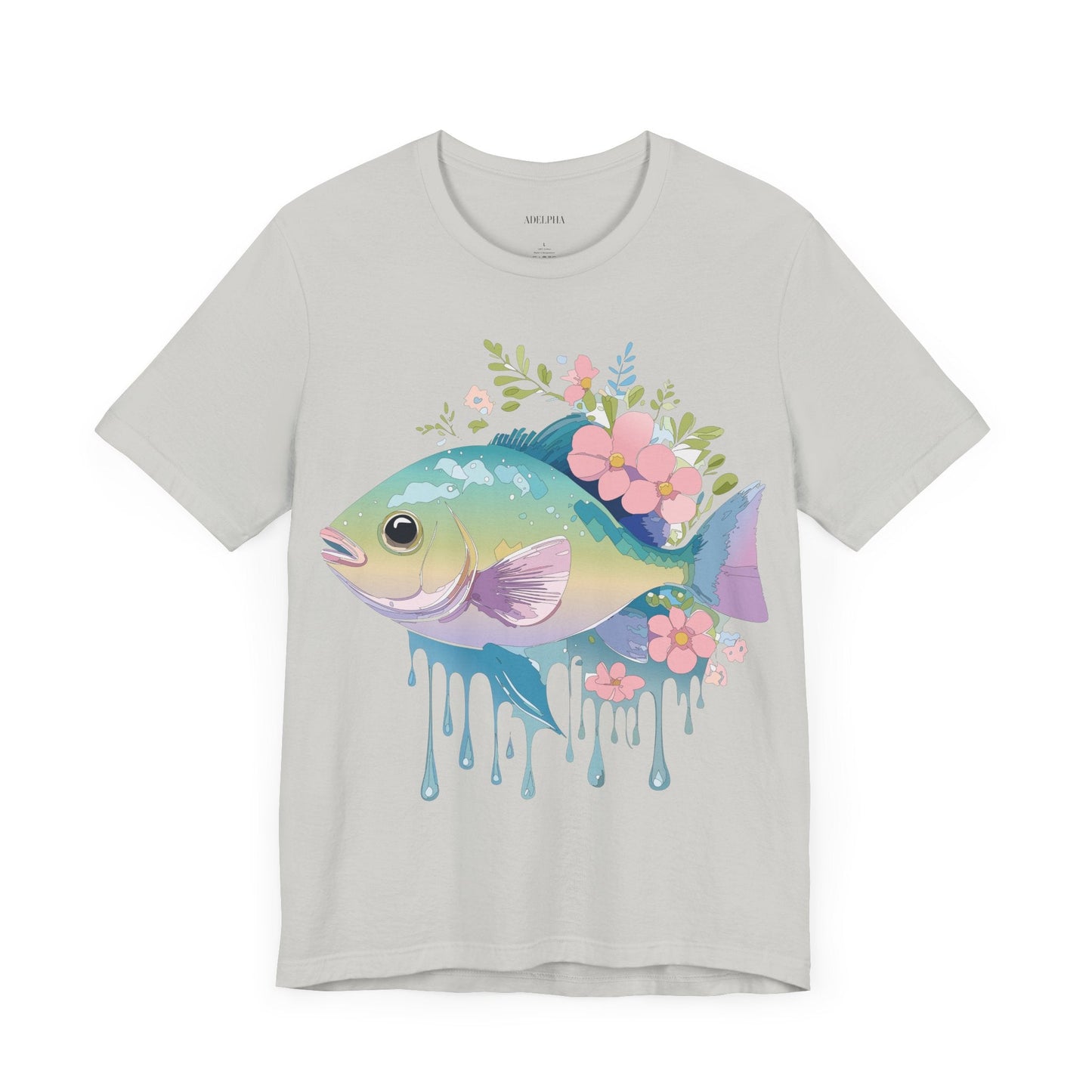 Fish Graphic Unisex 100 Cotton Vintage Artwork Tee 1