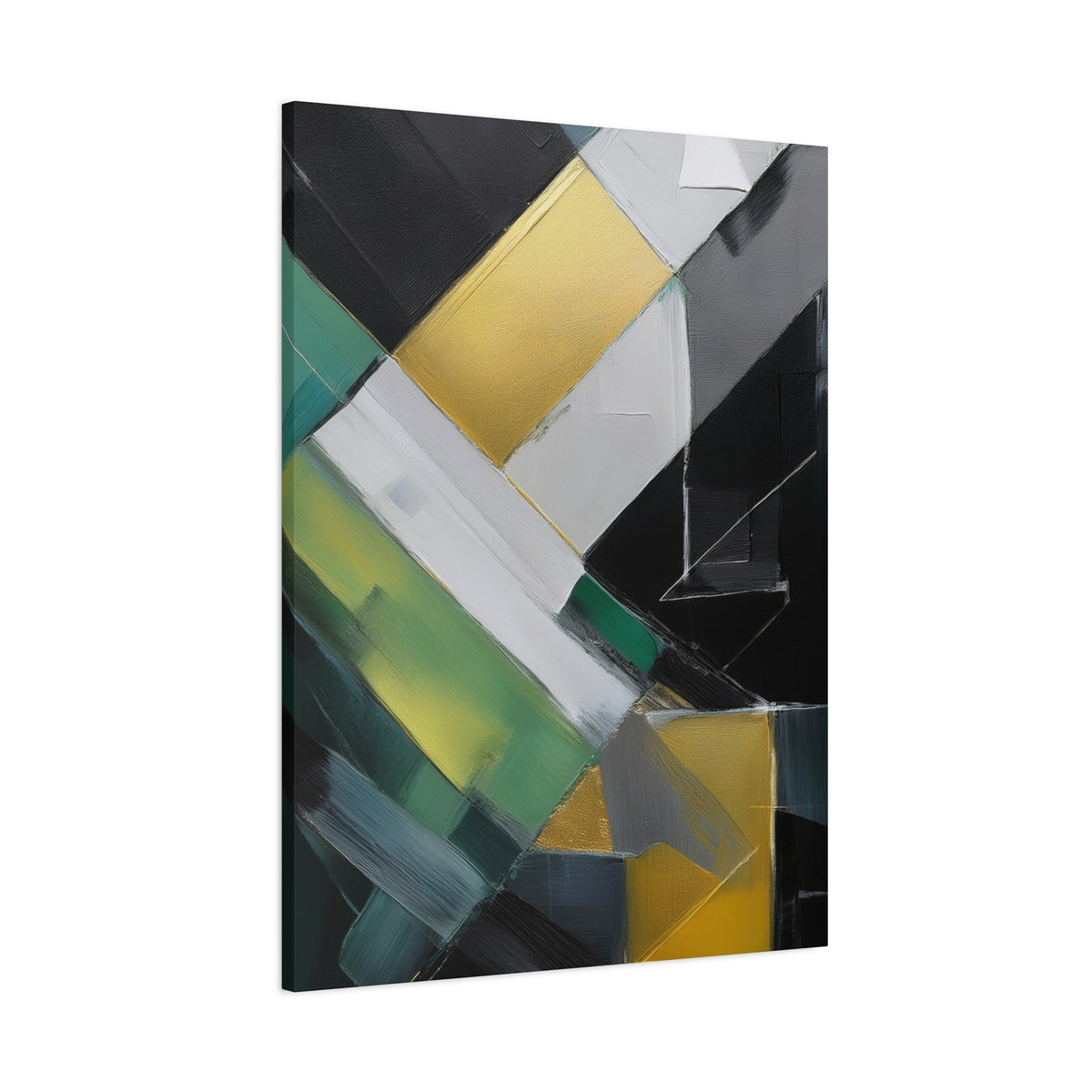 Abstract Geometric Painting Print Canvas 20x24,20x30,24x30 24x32,24x36,30x40 32x48,36x48,40x60 Pine-Wood Inner Frame ABS-78