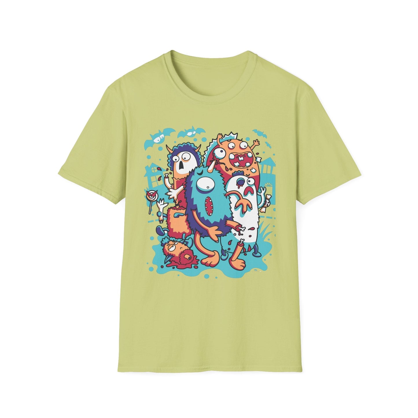 Cartoon T Shirt Animation Tee Funny Graphic Unisex Softstyle 100 Percent Ring Spun Cotton Tee