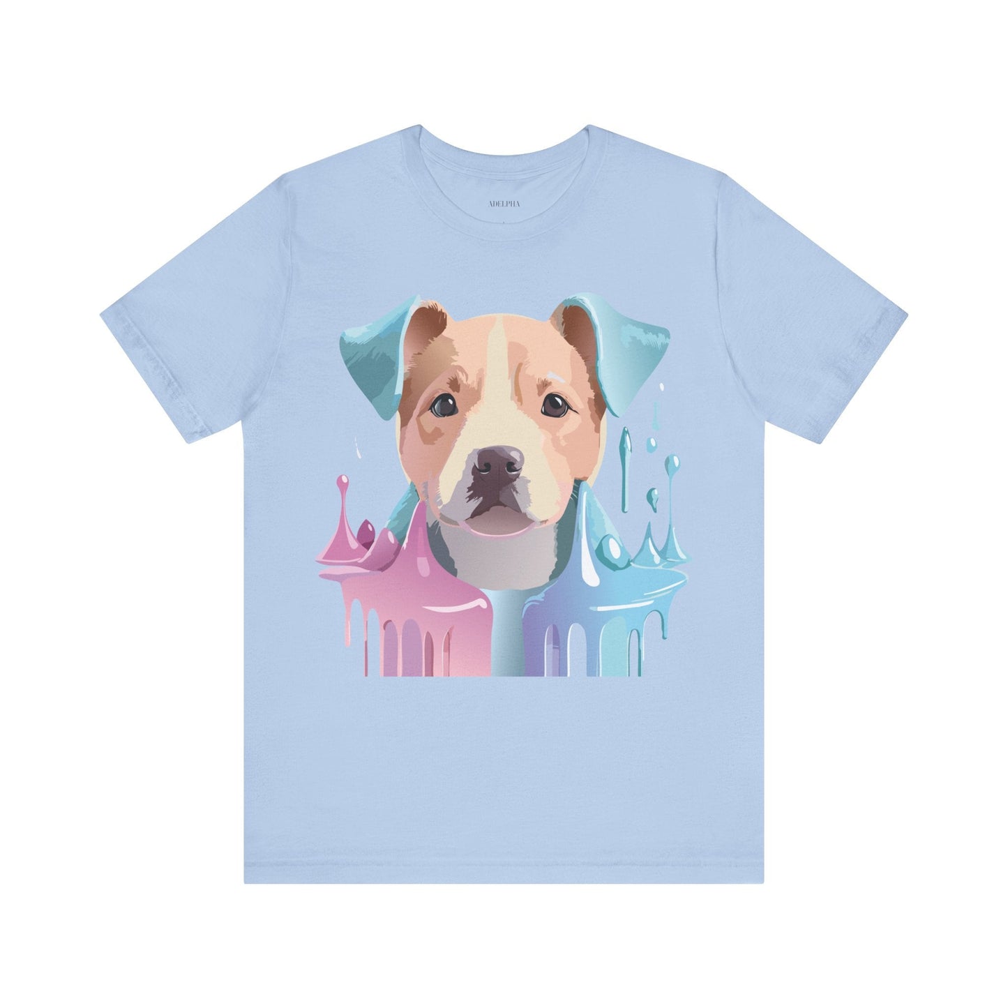 Dog Graphic T Shirt Unisex Jersey Short Sleeve Adelpha Vintage Art Tee Premium Comfort