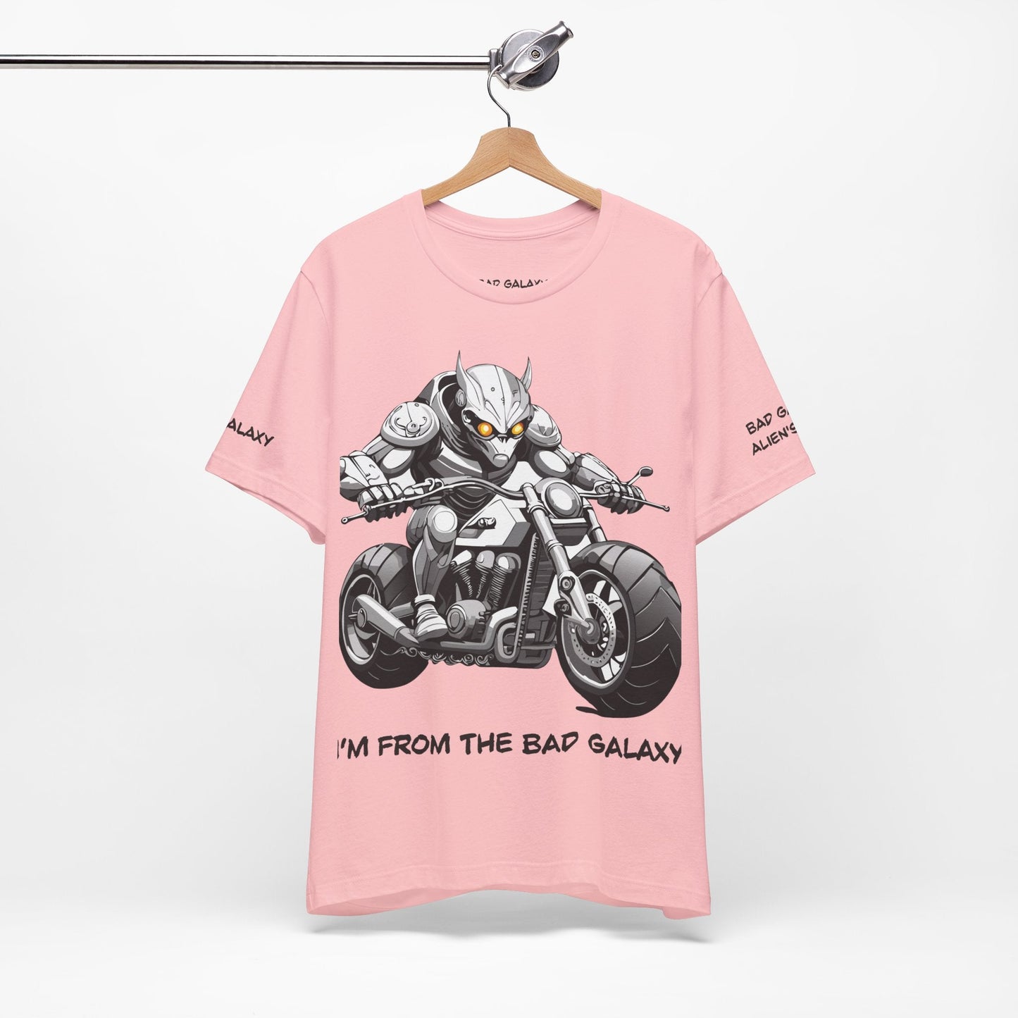 Alien Tee Shirt From Bad Galaxy USA Made To Order Cotton Tee With Eco Friendly Inks Now