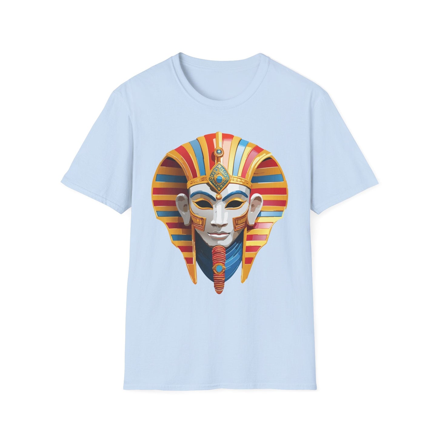 Mask Tee Shirt Unisex Art Design Masquerade Tee Gildan Softstyle 64000 Lightweight Cotton