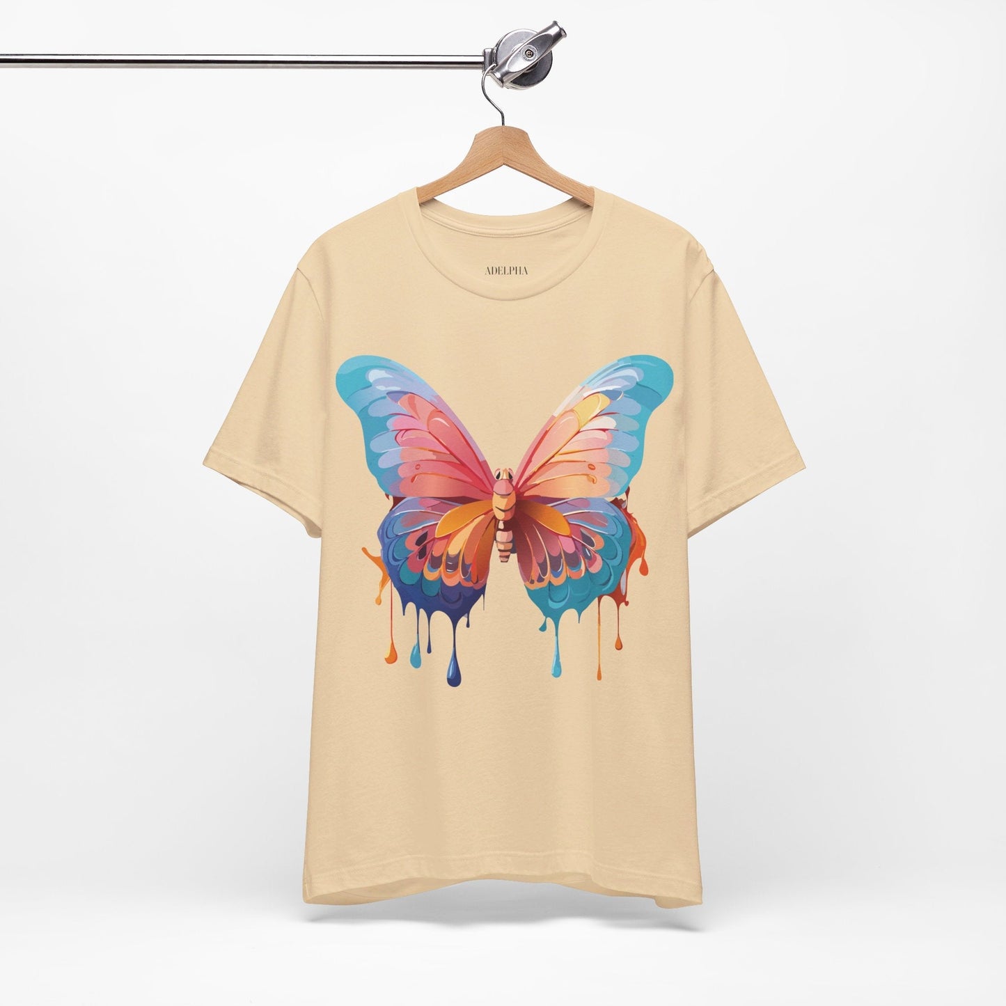 Butterfly Graphic Tee By Adelpha Unisex Short Sleeve Jersey Shirt