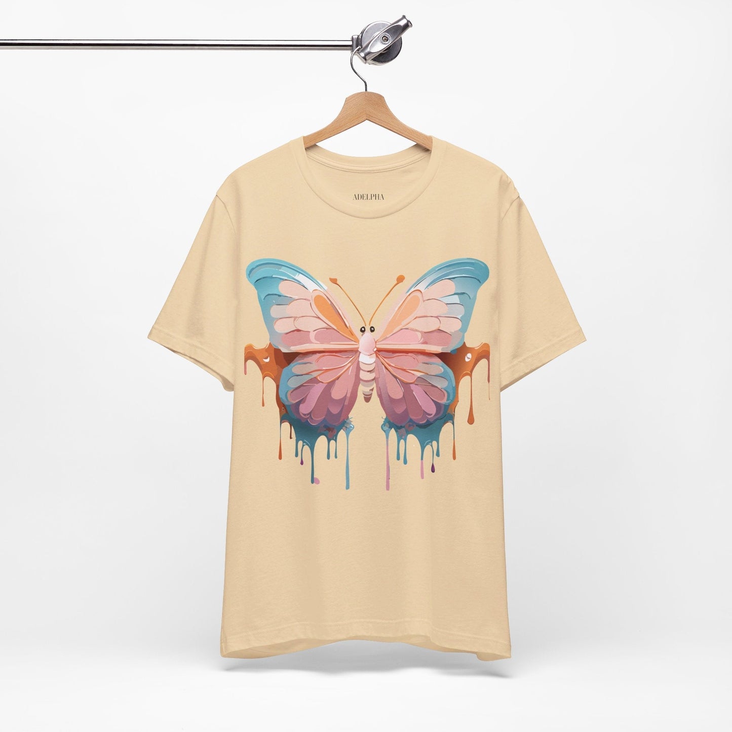 Adelpha Vintage Inspired Graphic Tee Unisex Short Sleeve Shirt