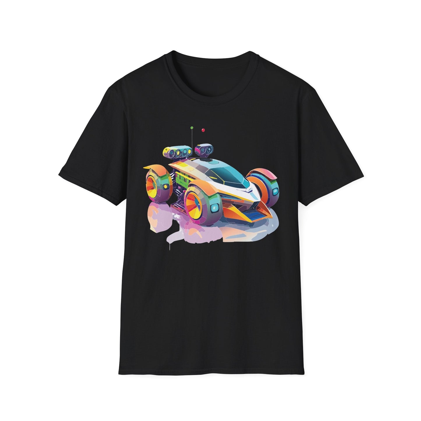 Car T Shirt Unisex Softstyle Tee With Cars Art Design Hot Wheels Edition Premium Cotton