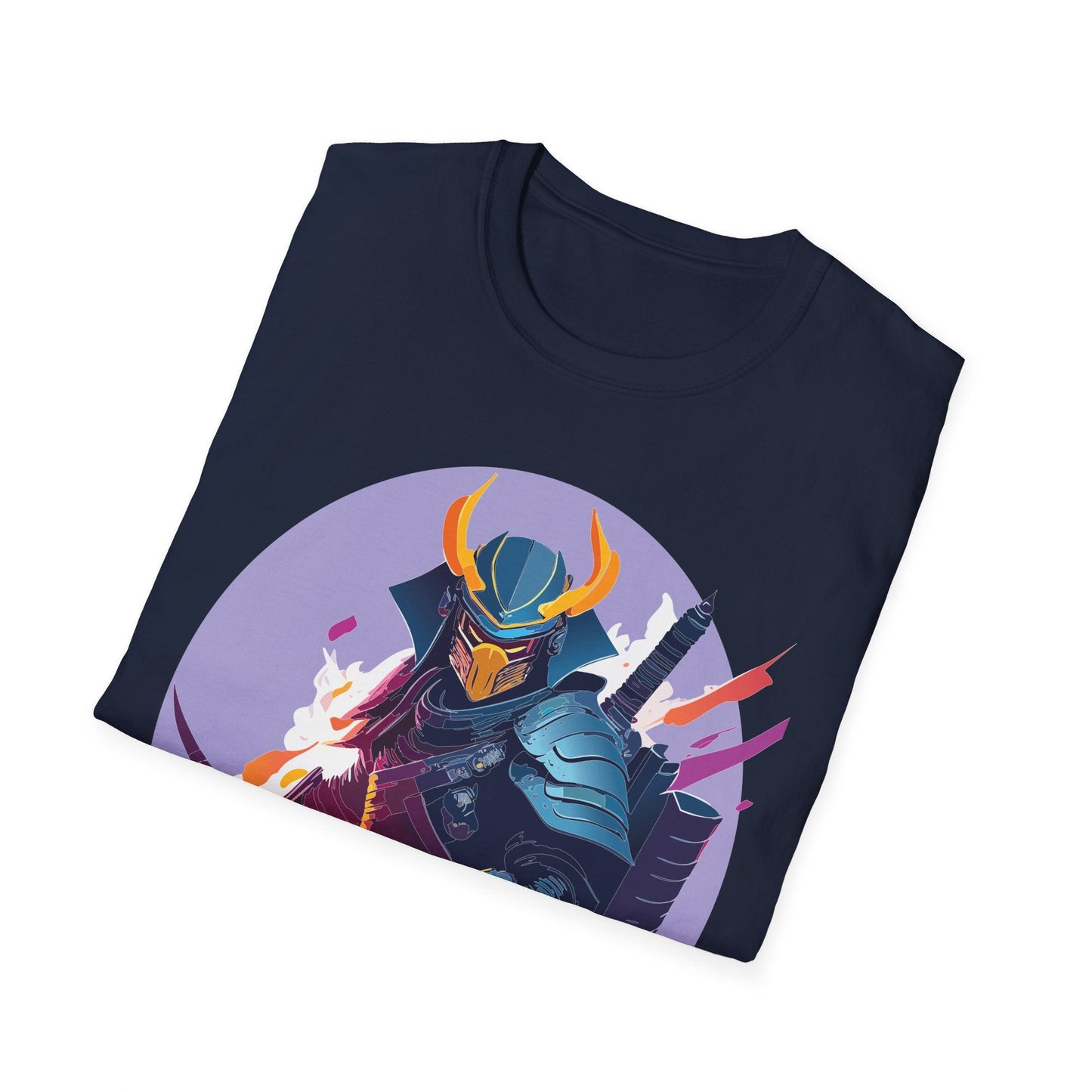 Samurai Shirt Unisex Softstyle Tee 100 Percent Ring Spun Cotton Comfortable Everyday Wear