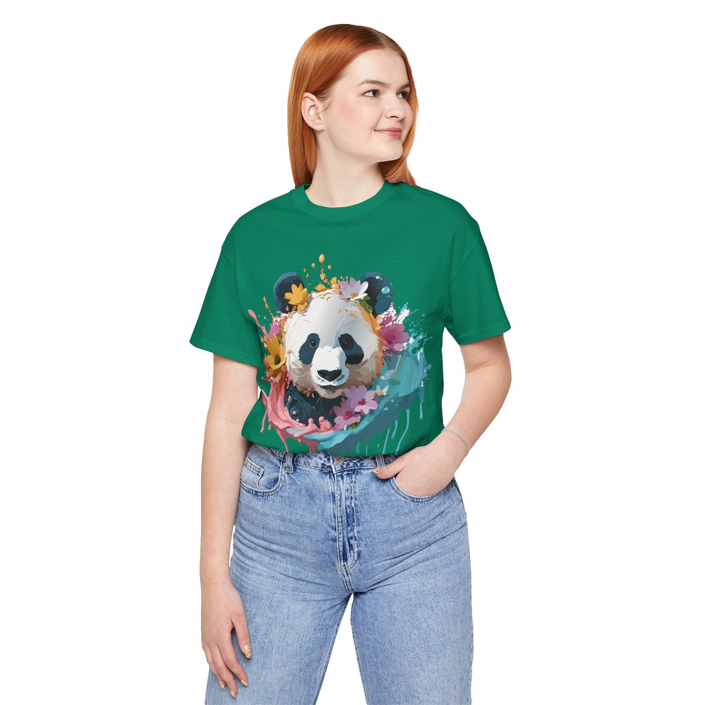 Adelpha Panda Graphic Tee Unisex Short Sleeve Vintage Inspired Artwork Shirt Premium Quality