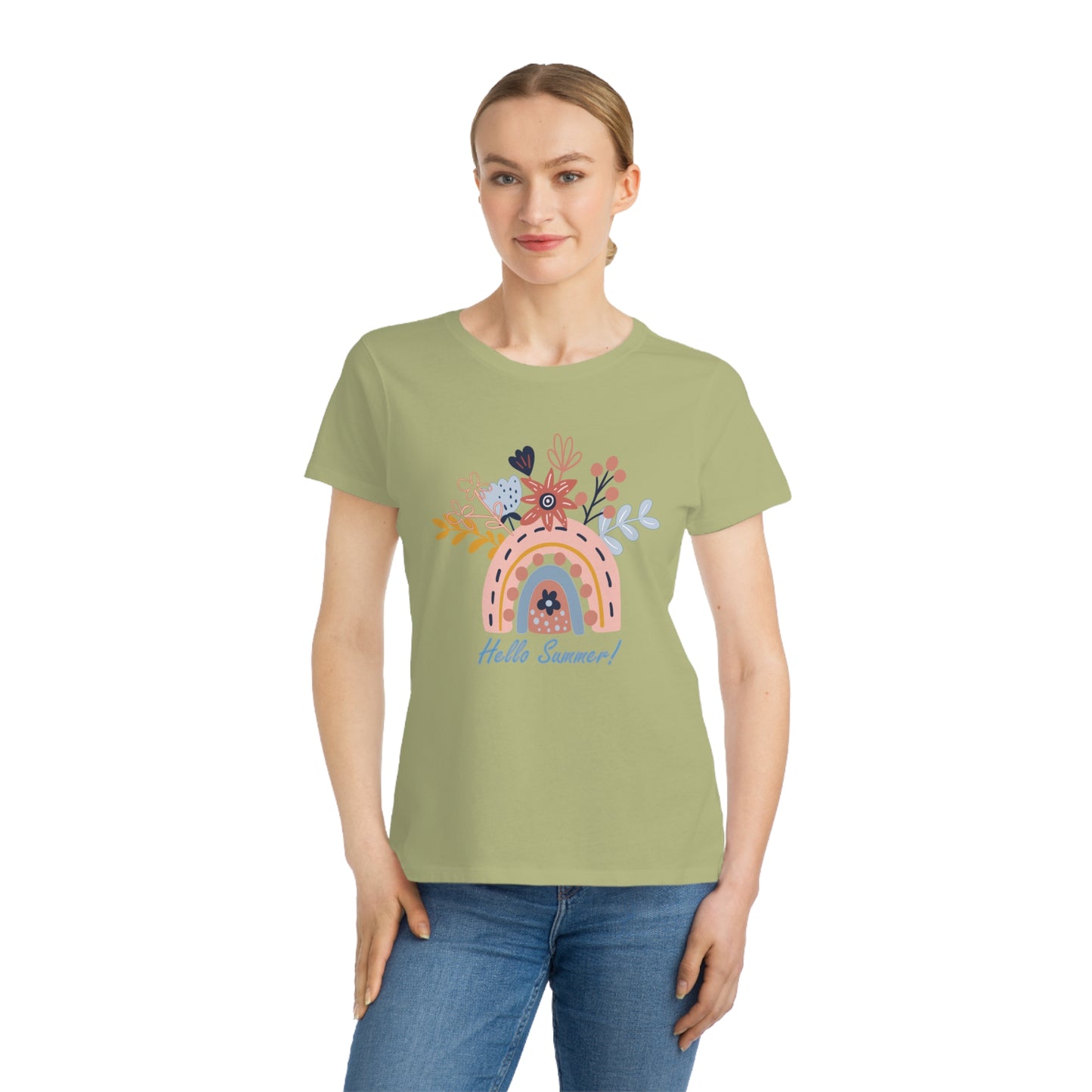 T-Shirt Femme en Coton Bio imprimé Floral