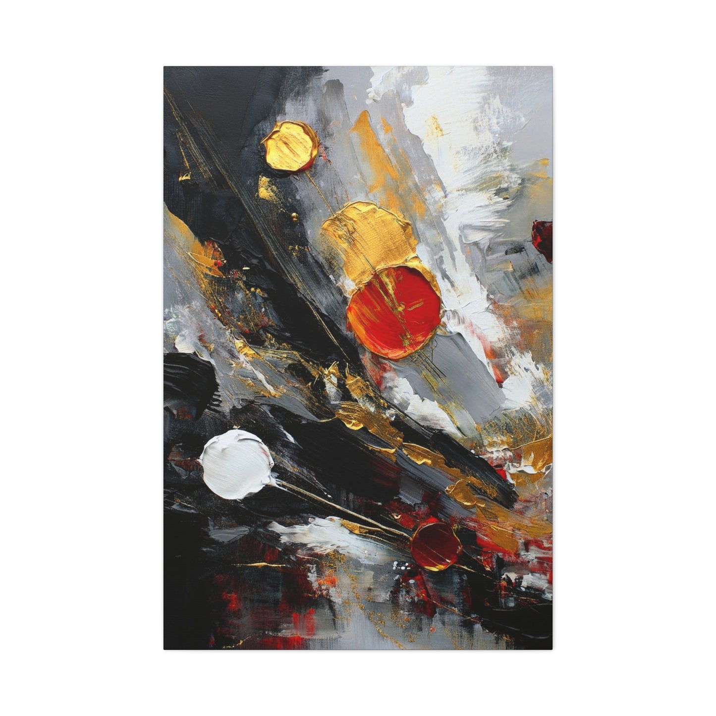 Abstract Oil Painting Print Canvas 20x24,20x30,24x30 24x32,24x36,30x40 32x48,36x48,40x60 Pine-Wood Inner Frame ABS-67