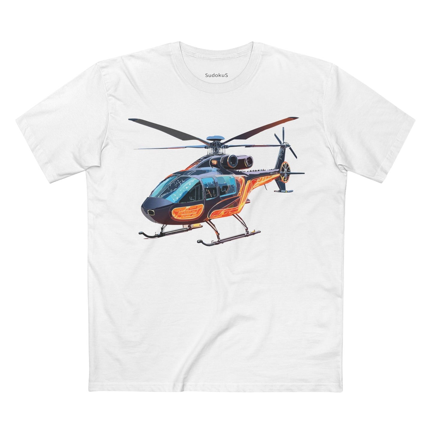 Chopper Graphic Unisex 100 Cotton Staple Tee 7