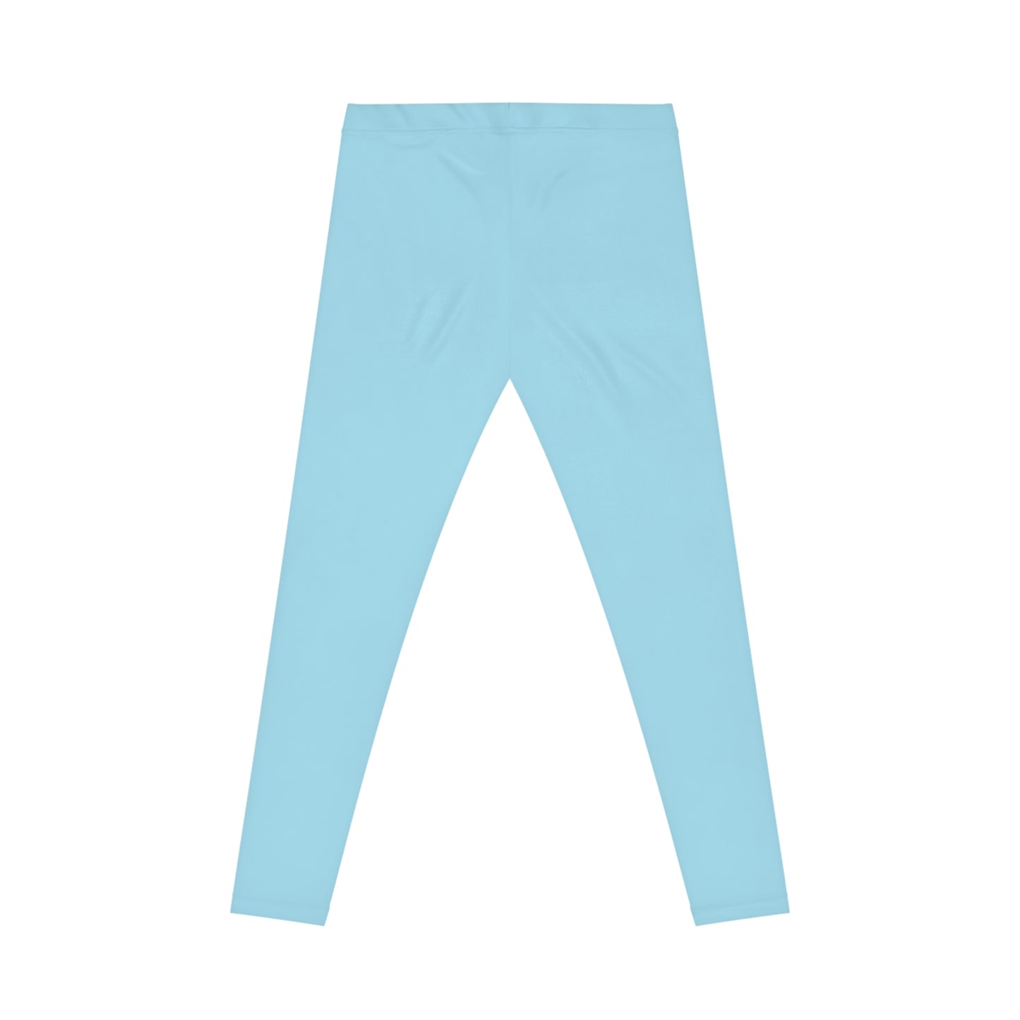 Frosted Blue 2 Women's Poly-Span Casual Leggings XS-2XL