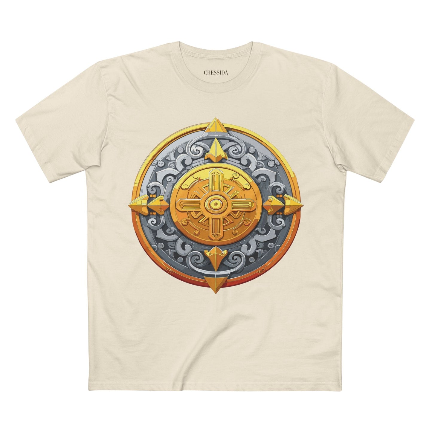 Antique Gold Coin Graphic Design T-Shirt Unisex 100 Cotton With Golden Print Artwork Tee 20