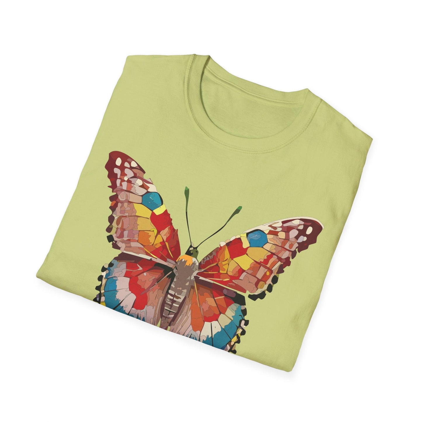 Butterfly Shirt Unisex Monarch Tee Softstyle 100 Percent Ring Spun Cotton Quality Gildan 64000
