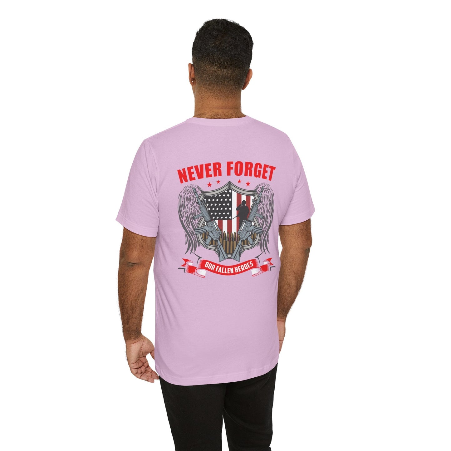 Army Veteran Patriotic Graphic Design Unisex Cotton T-Shirt v39