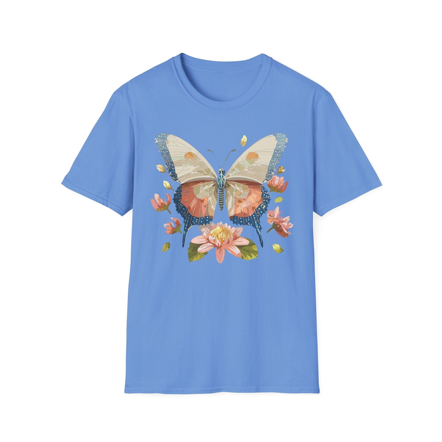 Butterfly Shirt Unisex Softstyle T Shirt Gildan 64000 100 Cotton Monarch Butterfly Gift