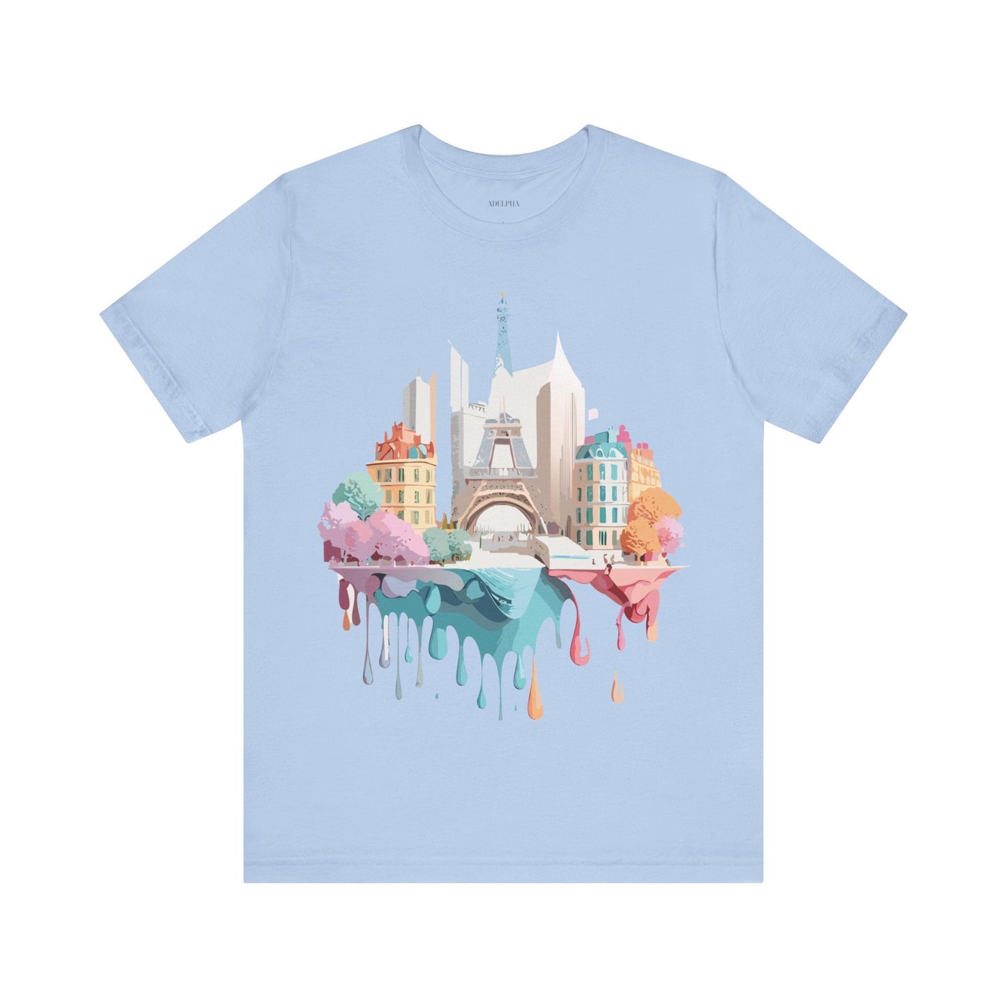 Adelpha Paris Graphic Tee Unisex Jersey Short Sleeve Vintage Inspired Artwork Collection
