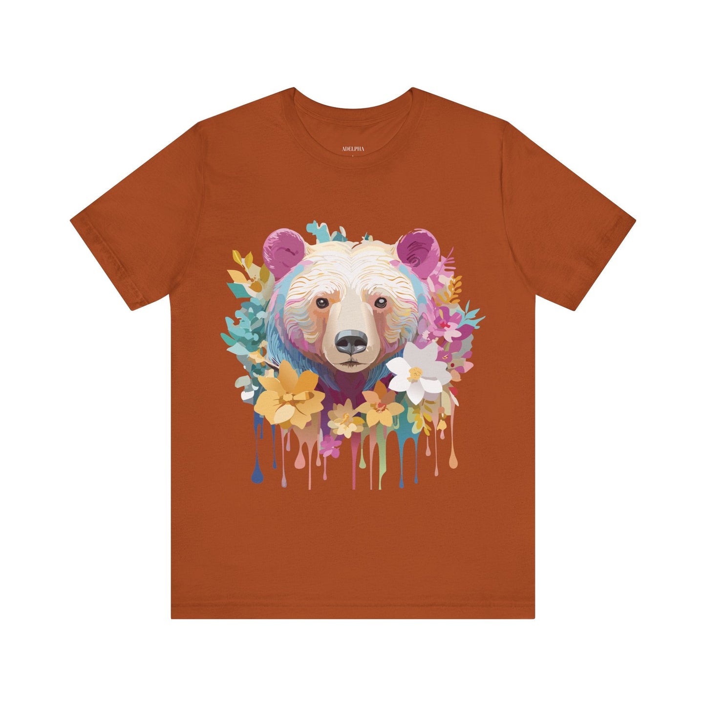 Bear Graphic Tee Unisex Vintage Inspired Artwork Adelpha Premium Collection