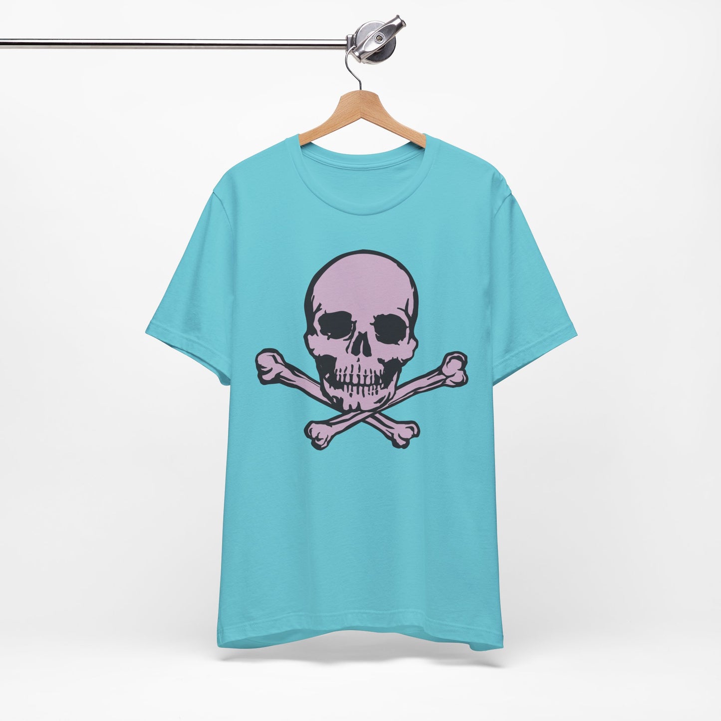 2-Pink Skull Graphic Design Tee, Skull Shirt, Vintage Tees, Art Design T-Shirt, Vintage Graphic Tee, Art Shirts with Skulls
