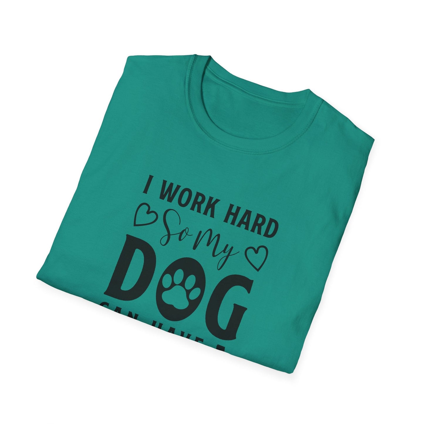 Dog Slogan T Shirts With Funny Words Unisex Tee Shirt Cute Quotes Gildan Softstyle 64000 Cotton