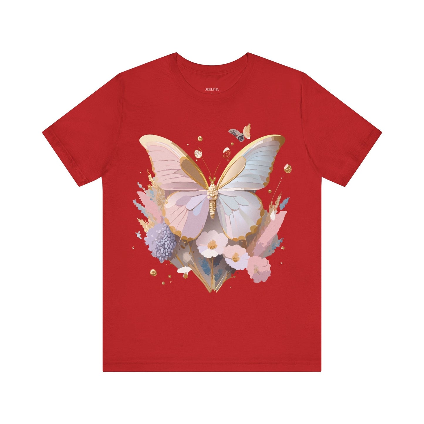Butterfly Graphic Tee Unisex Vintage Inspired Art Adelpha Apparel Collection
