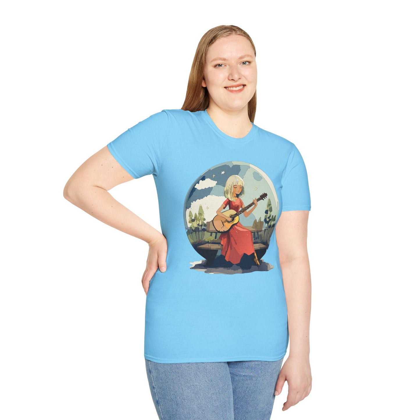 Womens Graphic T Shirts Art Design Shirt Unisex Softstyle Cotton Tee Quality Comfort Everyday Style