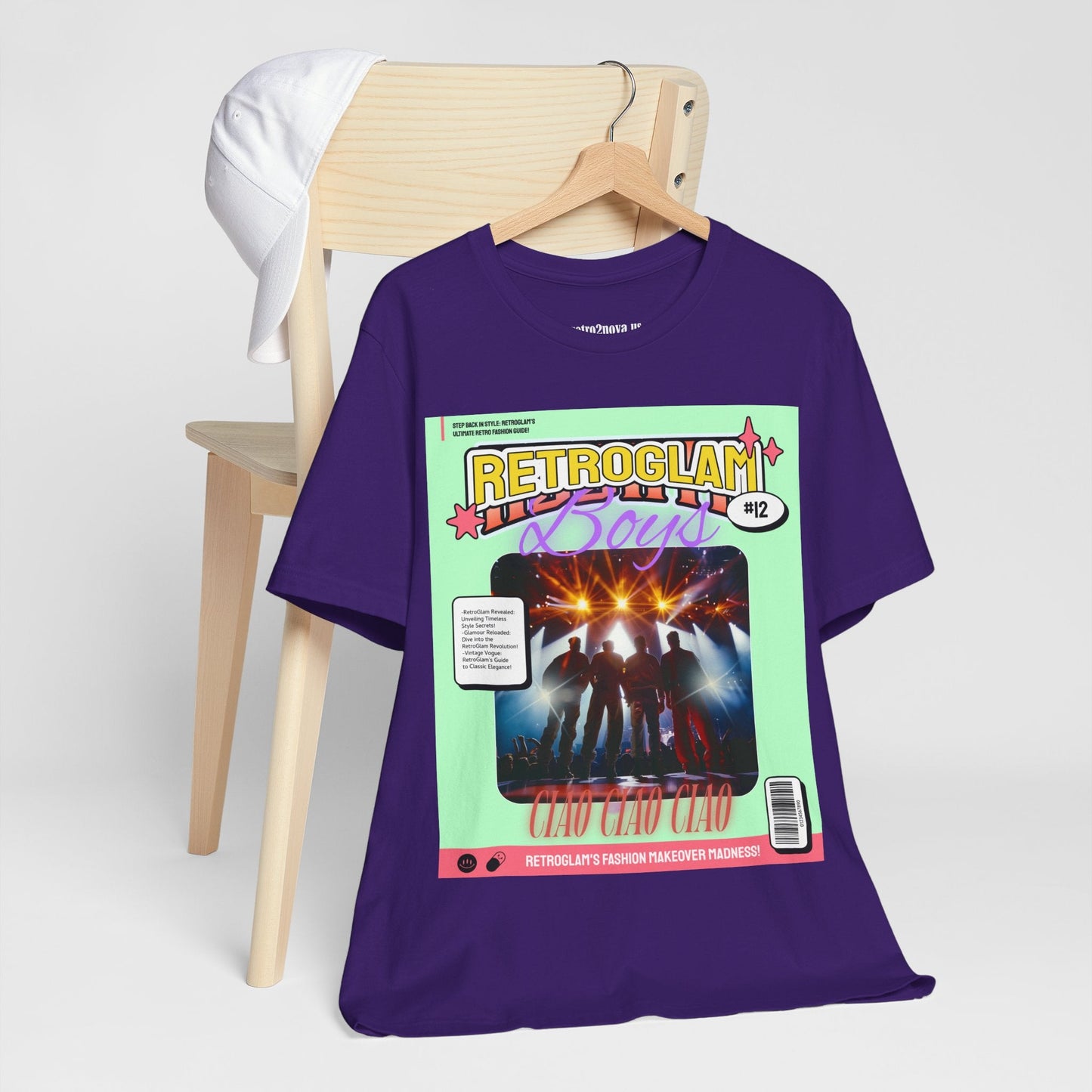Magazine Cover Shirt Unisex Short Sleeve Tee Lightweight Breathable Fabric