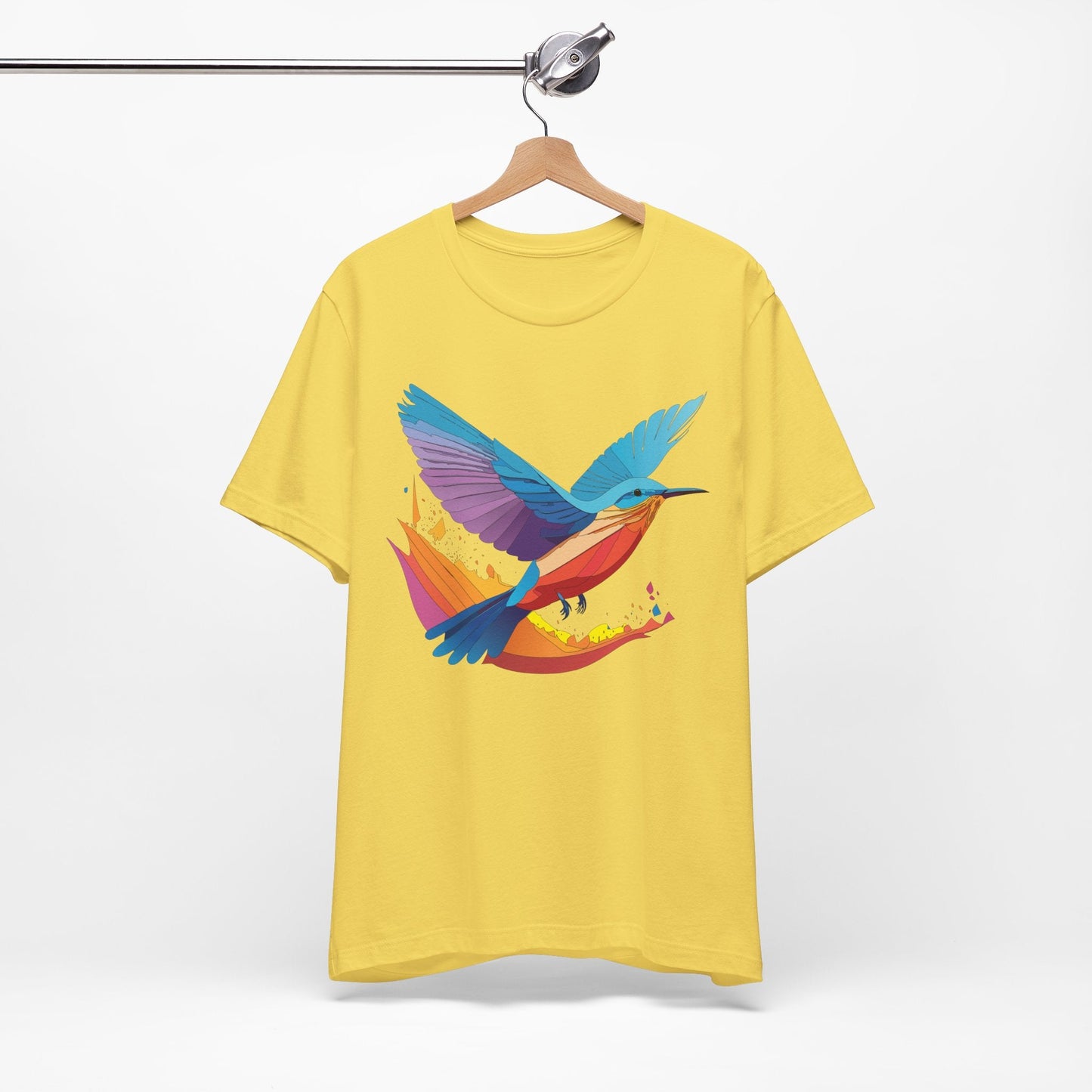 Unisex Animal Shirt Art Design Tee With Wild Animals Print Soft Comfortable Short Sleeve Tee