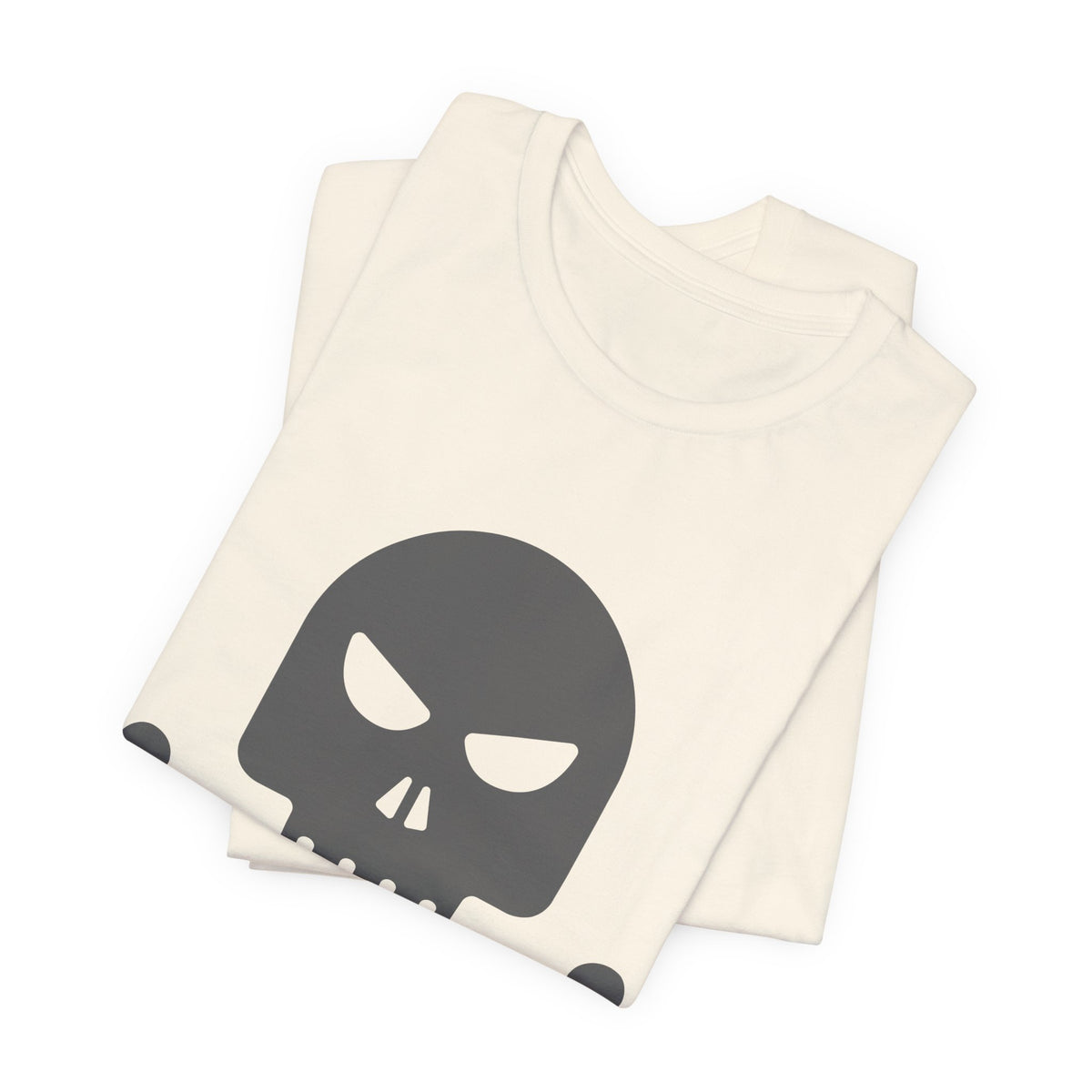 Camiseta unisex de algodón con calavera
