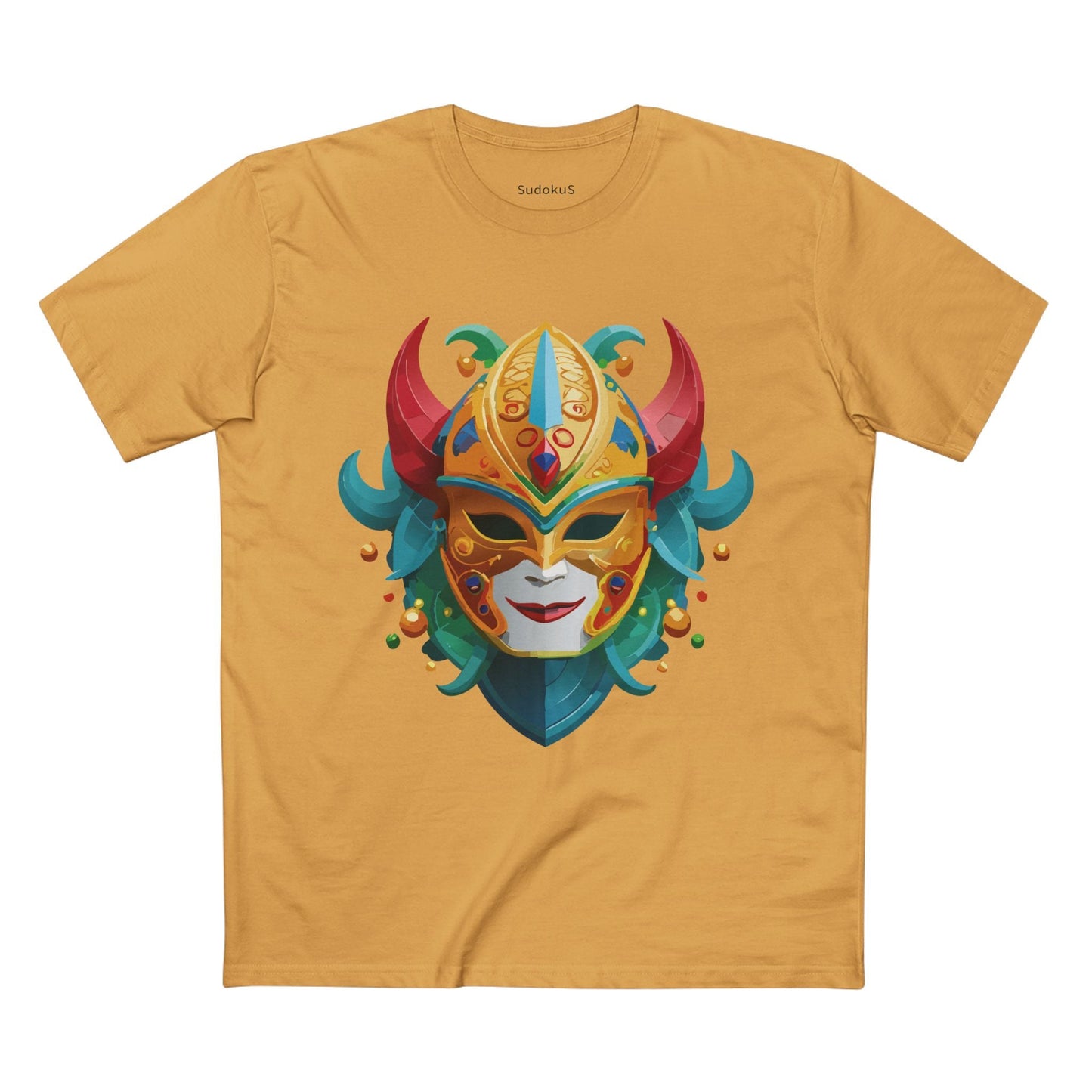 Mask Graphic Unisex 100 Cotton Staple Tee 19