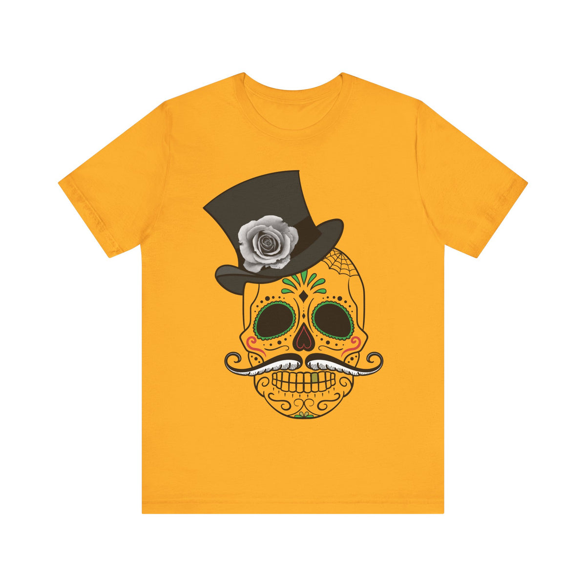 Camiseta unisex de algodón con calavera