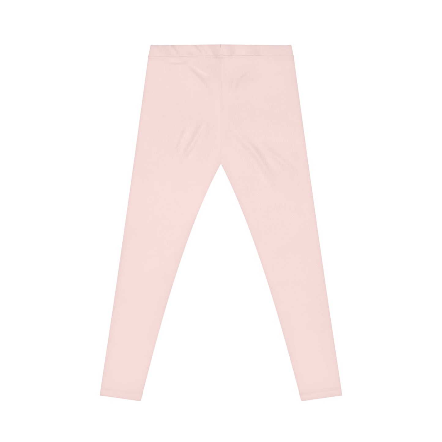 Misty Rose Color Women's Poly-Span Casual Leggings XS-2XL