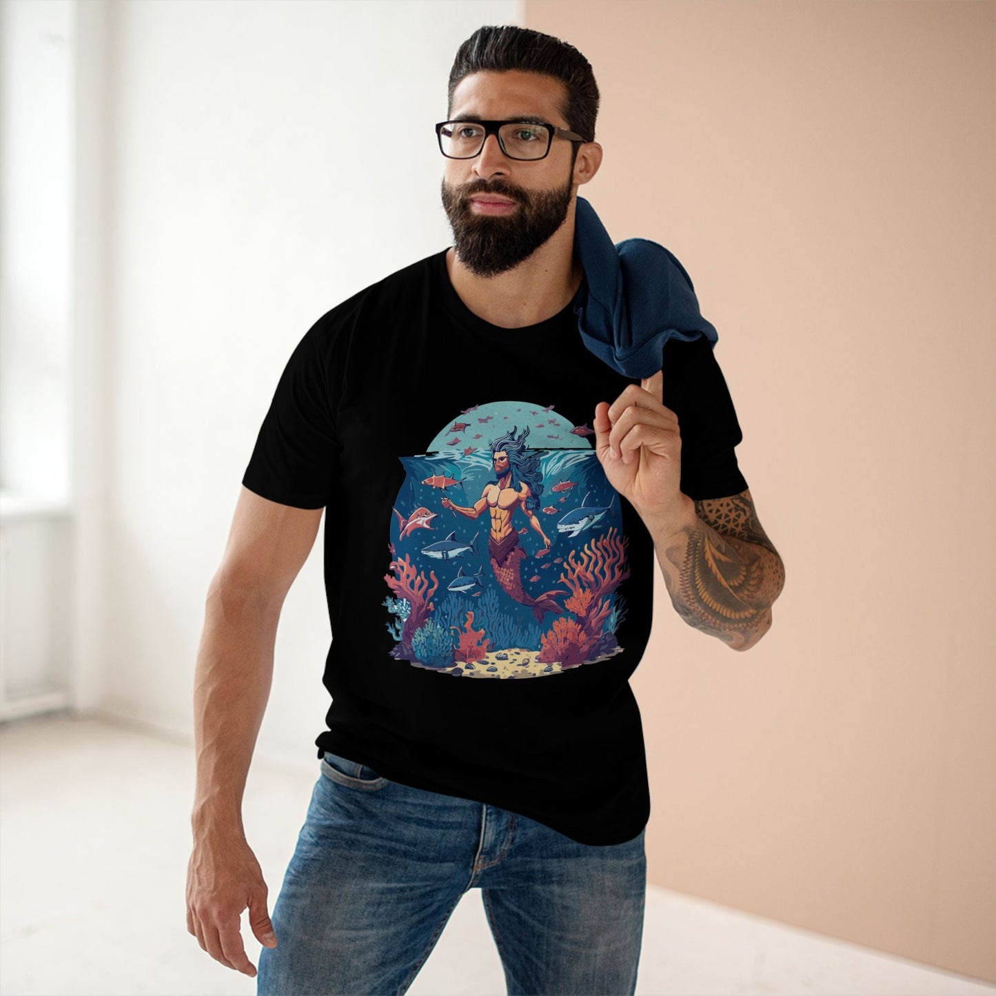 Ocean Shirt Ocean Pacific OP20 Unisex Premium Cotton Tee With Original Art Design Retro2Nova