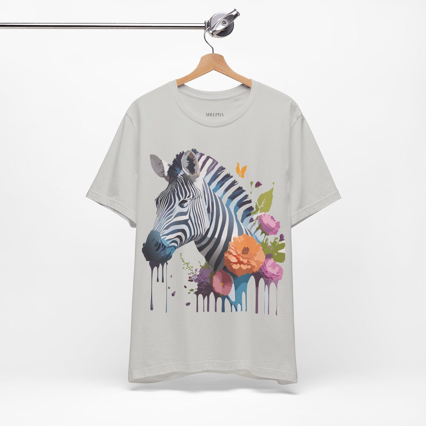 Adelpha Zebra Graphic Tee Unisex Short Sleeve Shirt Vintage Inspired Artwork Limited Edition
