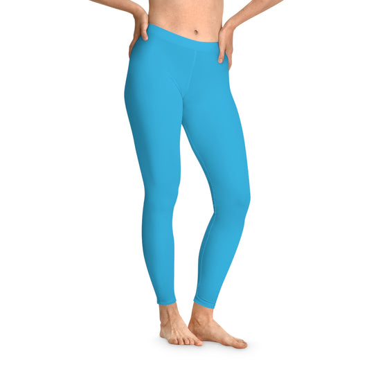 Blue Color Leggings, Blue Leggings 9