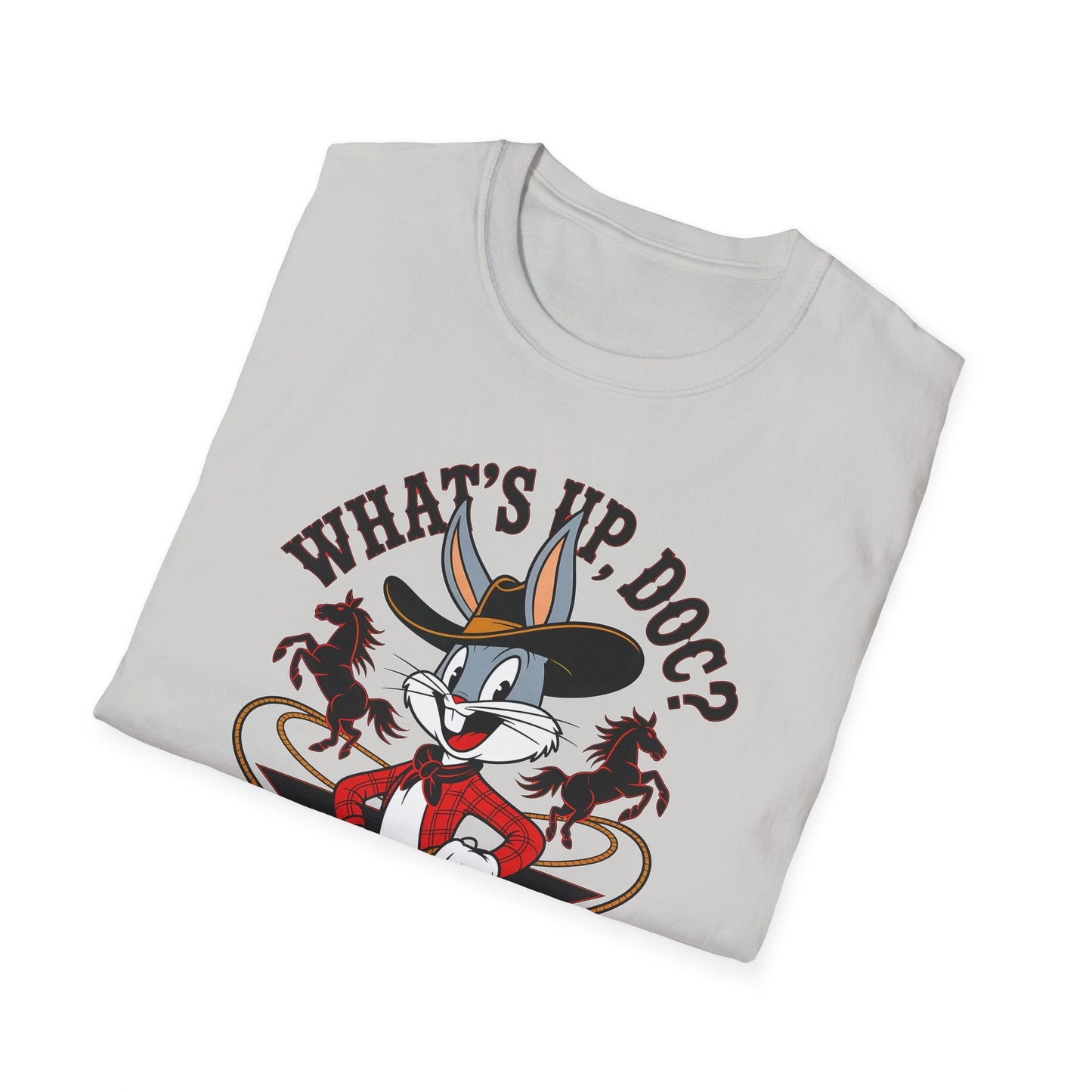 Bugs Bunny Shirt Unisex Cartoon T Shirt With Animation Design Softstyle Gildan 64000