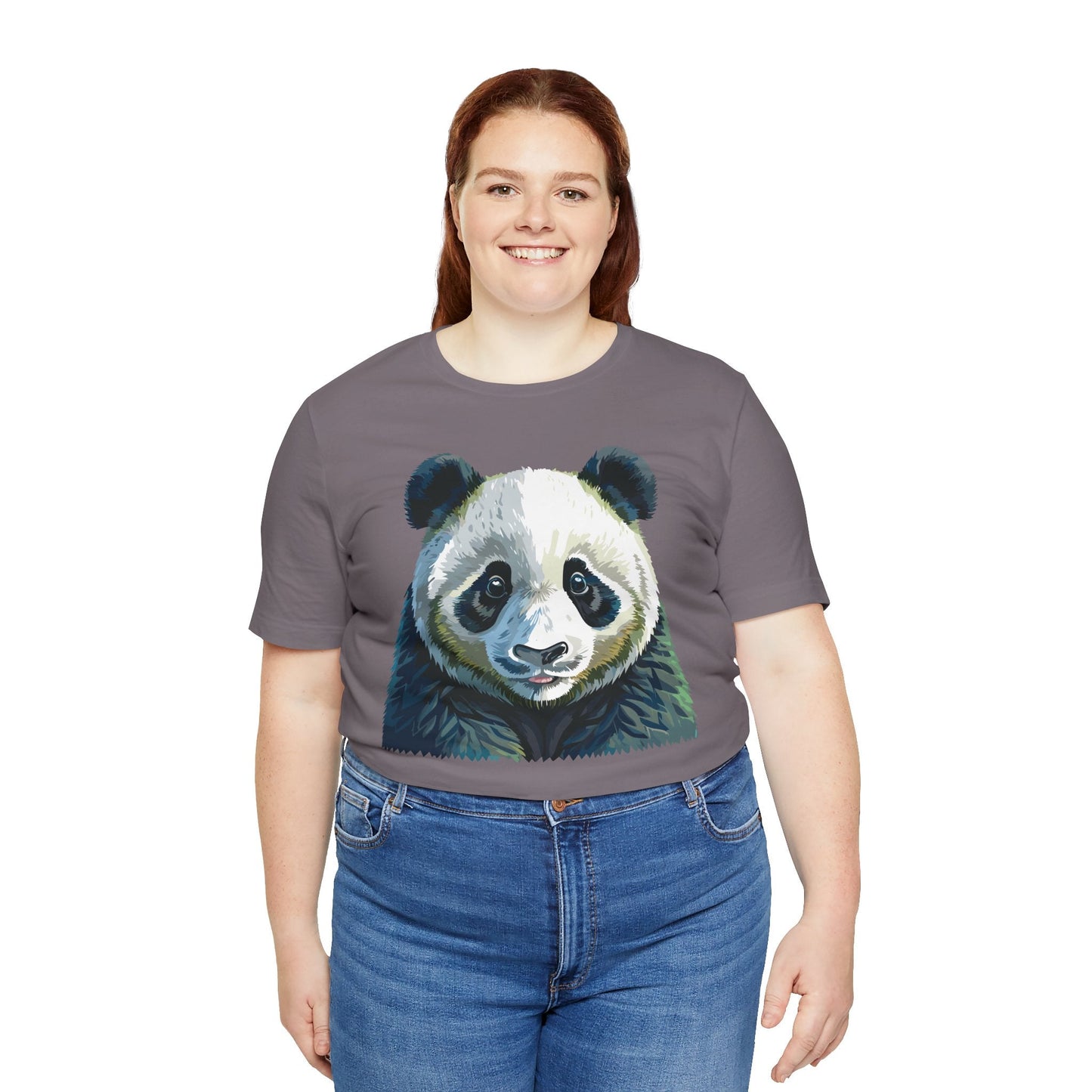 Unisex Animal Graphic Tee Shirt With Wild Animals Art Design Gildan Softstyle 64000