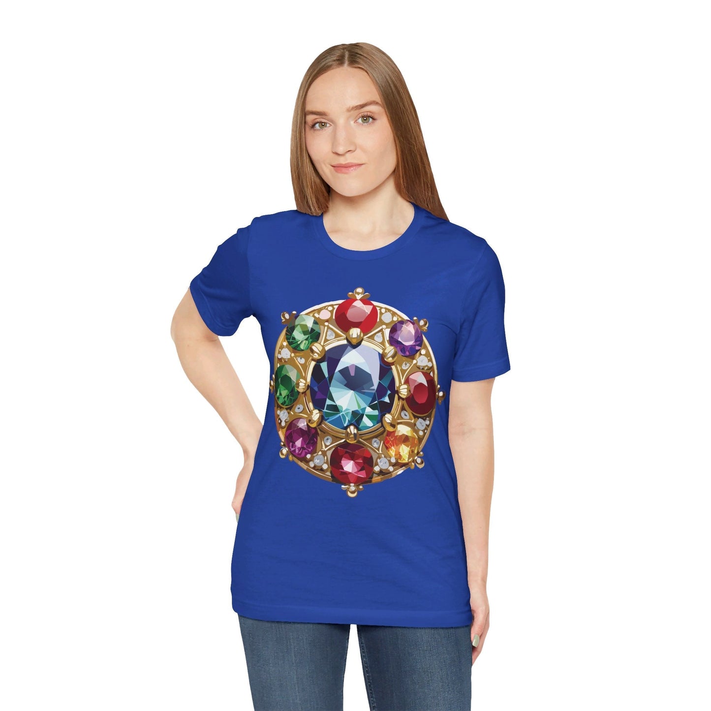 Jewelry Graphic Unisex 100 Cotton Vintage Treasure Art T-Shirt 39