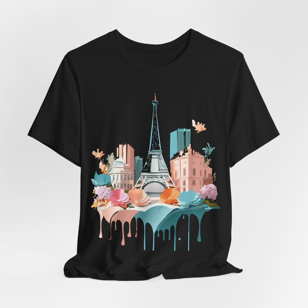 Unisex Cotton Bella+Canvas Tee with Paris