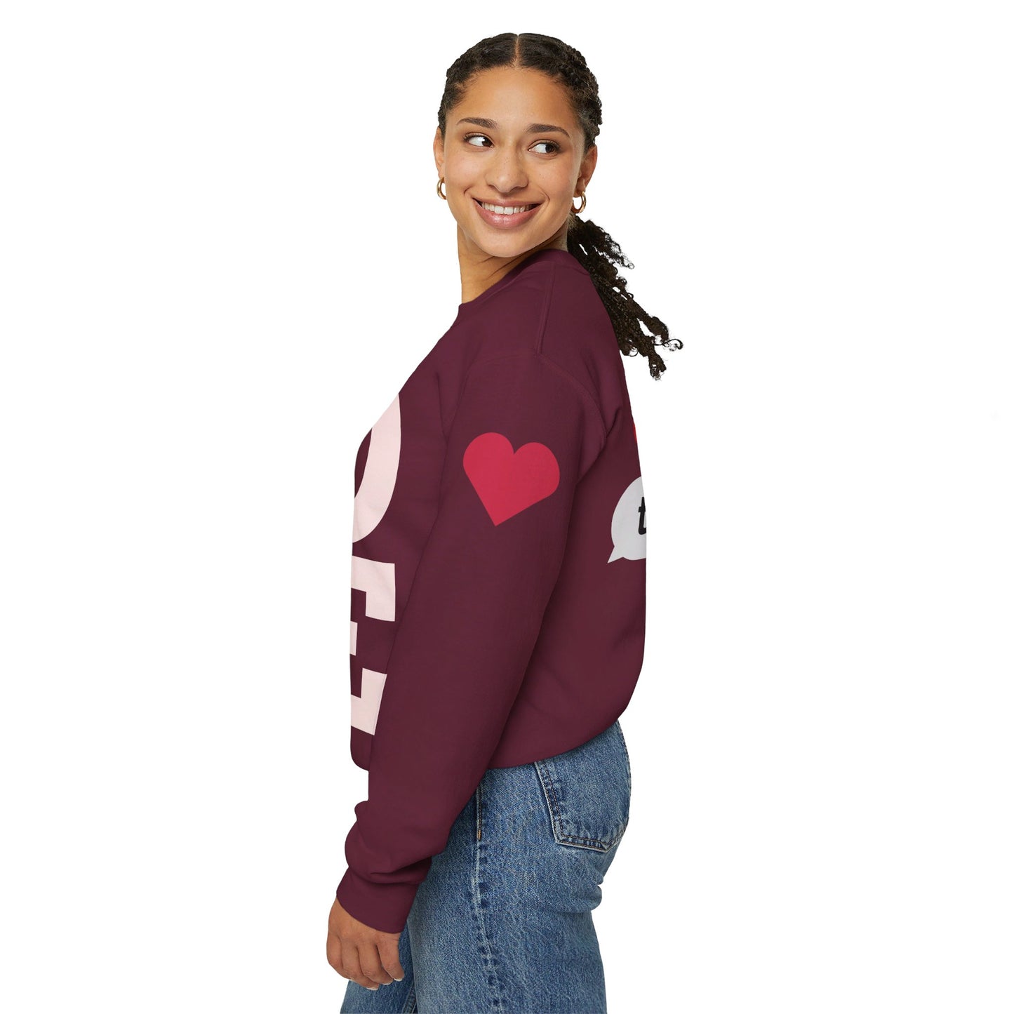 Unisex Heavy Blend Sweatshirt - LOVE