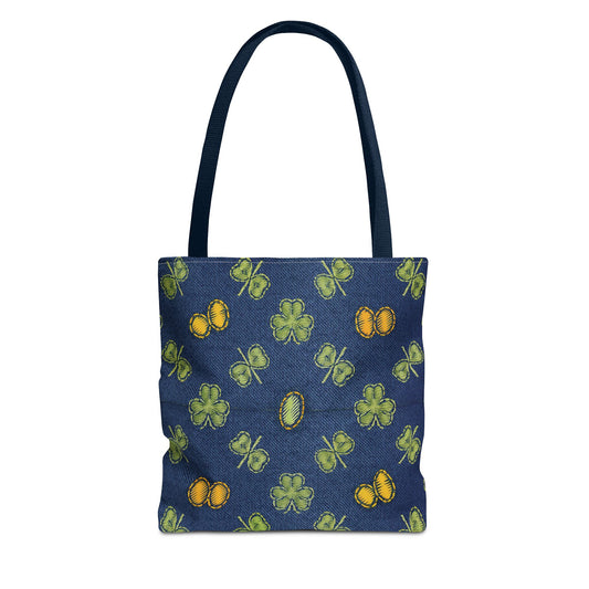 St. Patrick's Day DENIM PRINT CANVAS BAG HIGH-QUALITY 100% SPUN POLY BAG-203-2