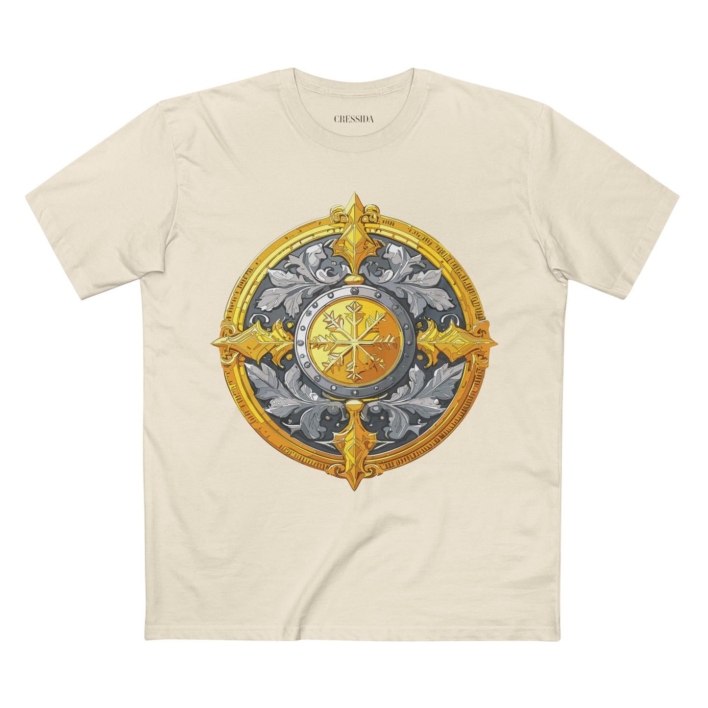 Antique Gold Coin Graphic Design T-Shirt Unisex 100 Cotton With Golden Print Artwork Tee 11