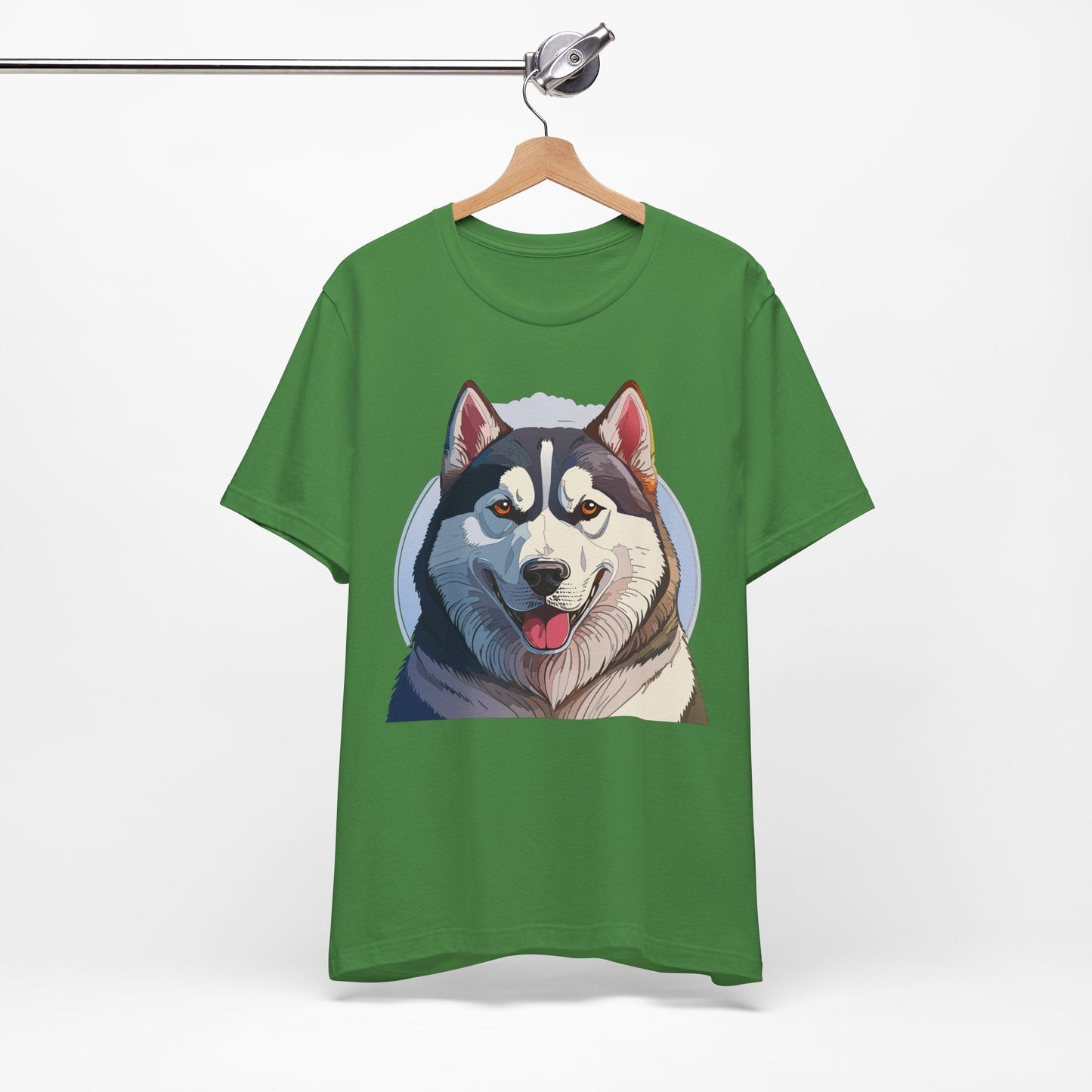 Unisex Animal Shirt Art Design Tee With Wild Animals Graphic Print Short Sleeve Style