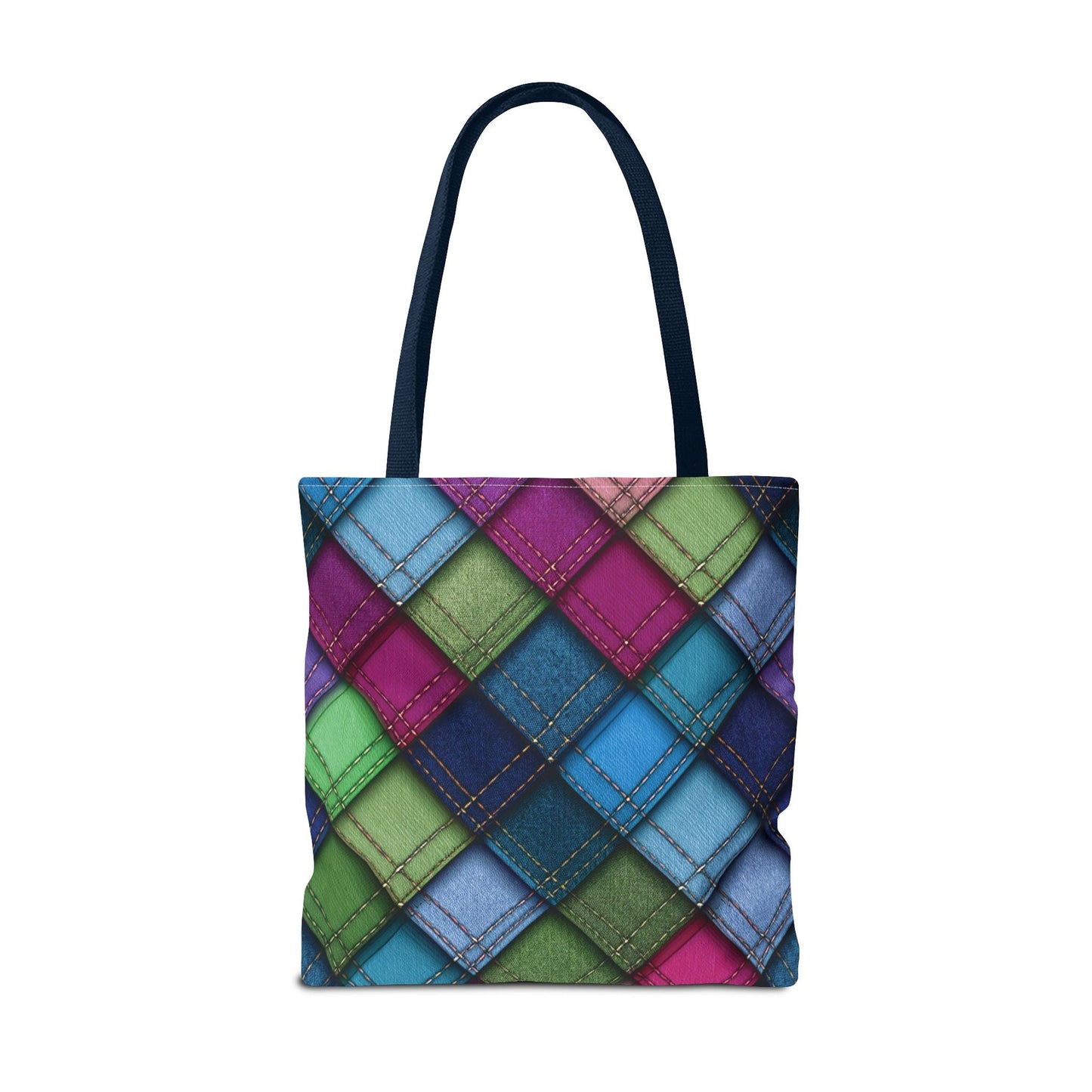 Denim Canvas Bag, Tote Bag Denim Printify