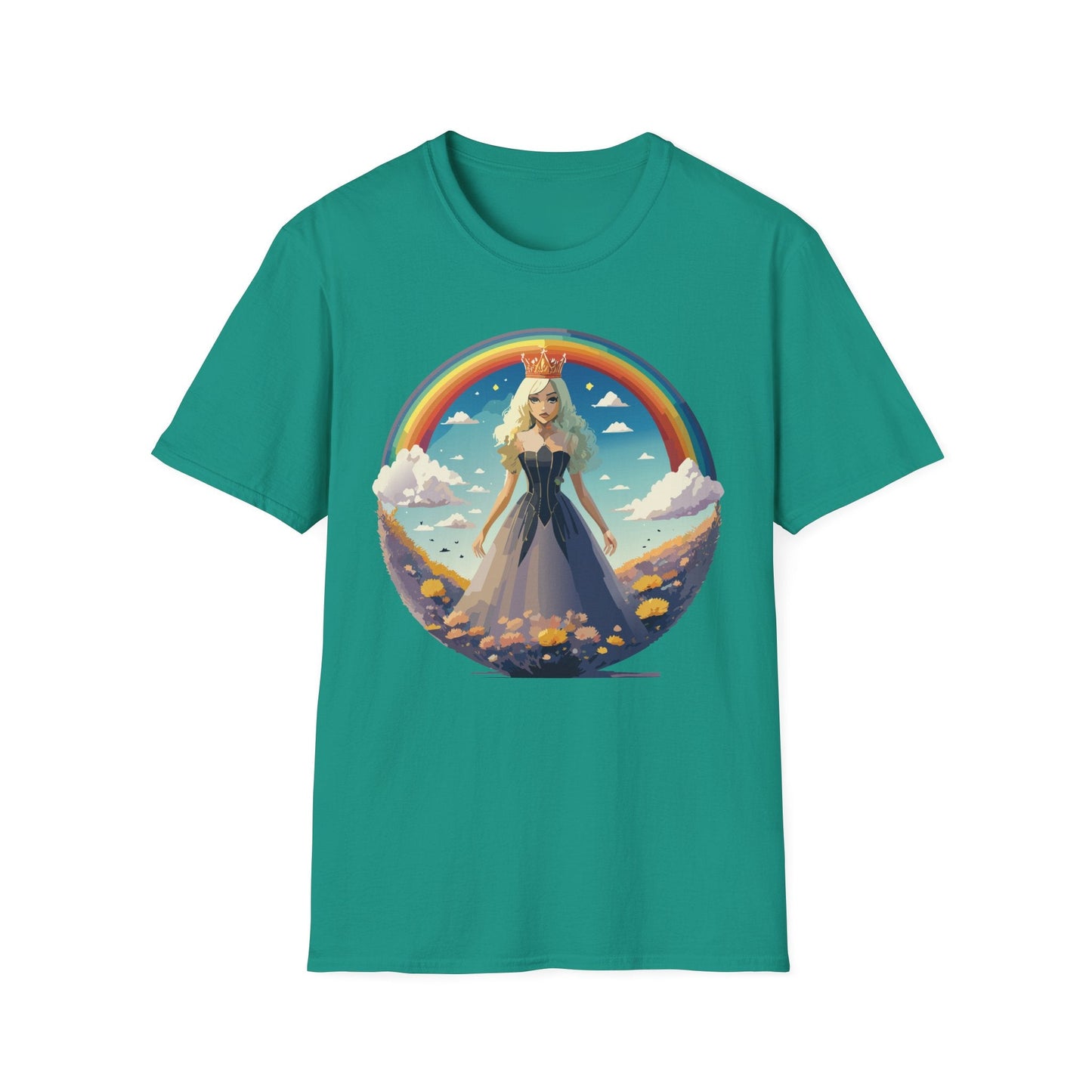 Womens Graphic T Shirt Art Design Tee 100 Percent Cotton Short Sleeve Softstyle Unisex