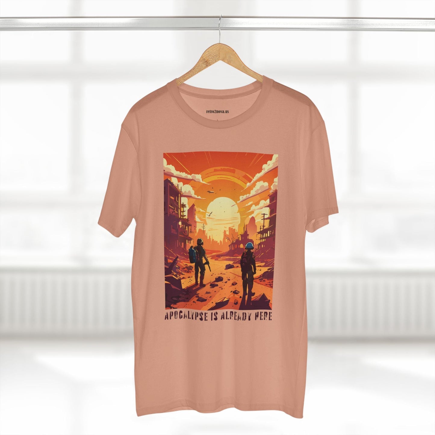 Cataclysm Doomsday Shirt Unisex Premium Cotton Tee With Original Art Design By Retro2Nova