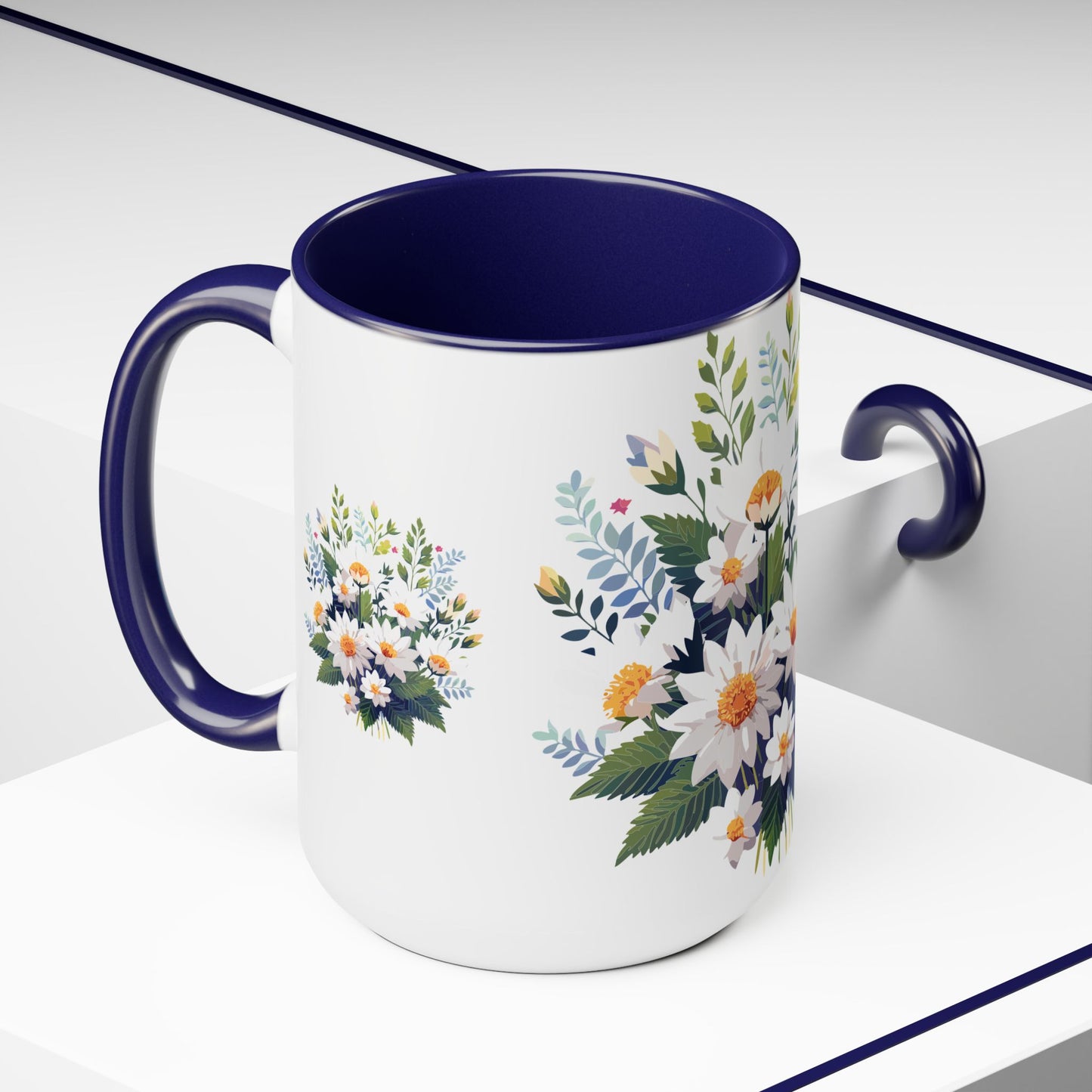 Floral Mug, Floral Cup