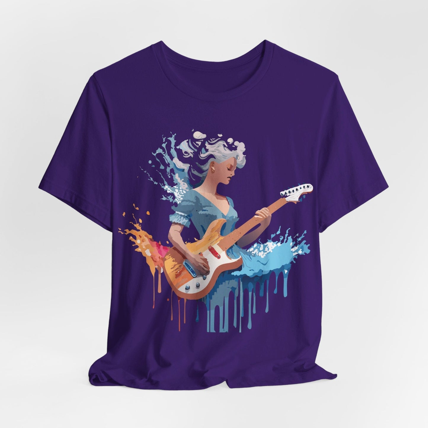 Music Graphic Unisex 100 Cotton Vintage Art with Musical Elements Tee 47