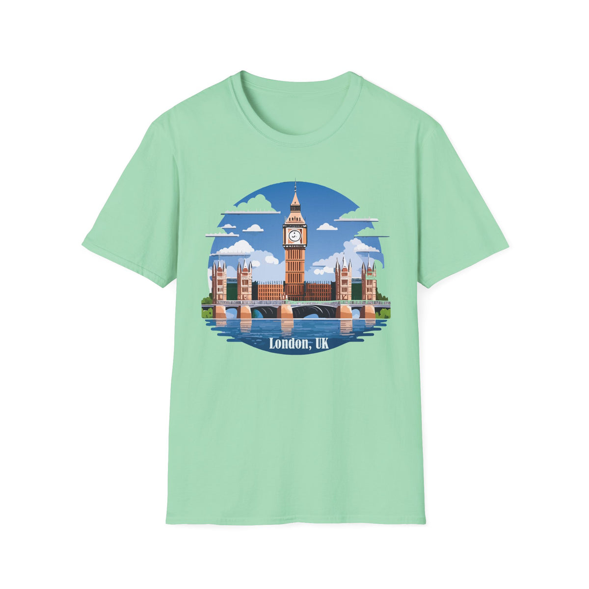 Big Ben London Skyline T-Shirt | London UK Landmark Tee