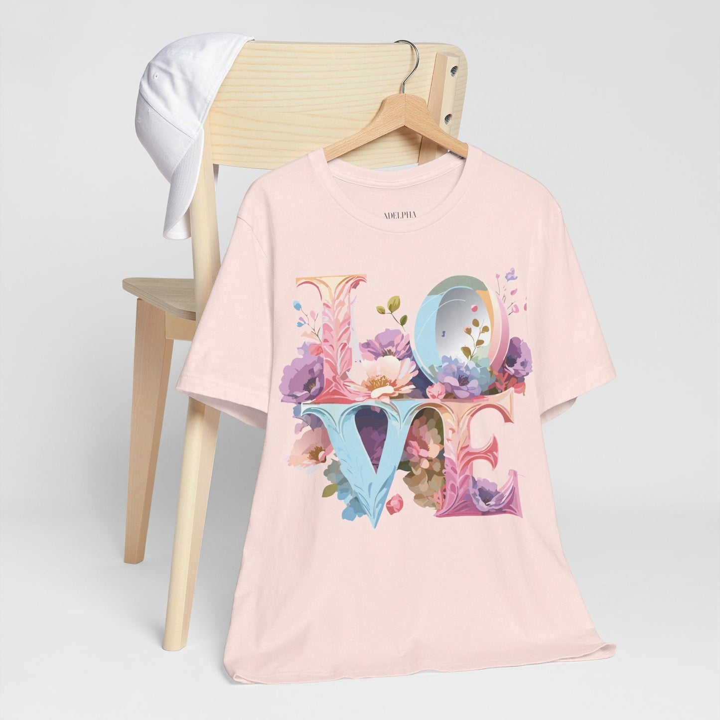 Adelpha Valentine Graphic Tee Unisex Short Sleeve Vintage Inspired Art Design for Everyday Wear