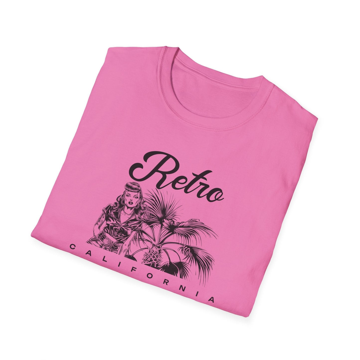 Retro California T-Shirt Unisex Cotton Vintage Palm Beach Graphic Tee